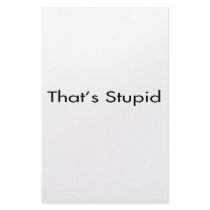 That's Stupid stationery
