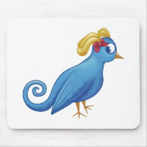 That's What She Tweets - Bird Logo mousepads
