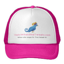 That's What She Tweets - Trucker Hat - Pink hats