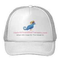 That's What She Tweets - Trucker Hat - White hats