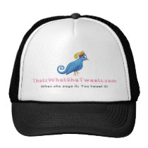 That'sWhatSheTweets.com - Trucker Hat - Black hats