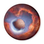 Thawing of an Ice Planet Fridge Magnet