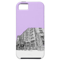Thayer Hotel lilac ink iPhone 5 Cover