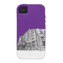 Thayer ink in purple iPhone 4/4S cover