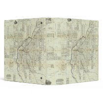 Thayer's Map of Denver Colorado Vinyl Binders