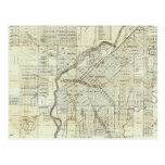 Thayer's Map of Denver Colorado Postcards