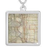 Thayer's New Map Of The State of Colorado Custom Necklace