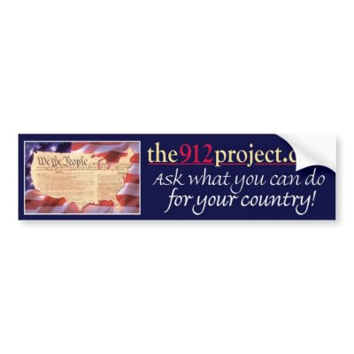 the912project.com America bumper sticker by CleverSays