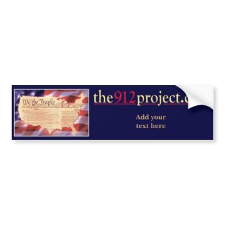 the912project.com America bumper sticker custom bumpersticker