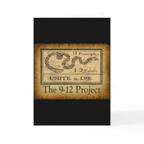 the912project.com unite or die greeting card