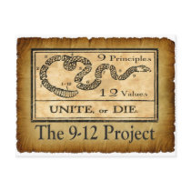 the912project.com unite or die postcard