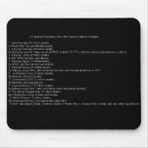 The 10 Worst Regimes of the 20th Century mousepads by cooldudeproducts The 10 Worst Regimes of the 20th Century mousepads