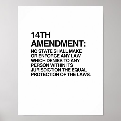 The 14th Amendment Poster 