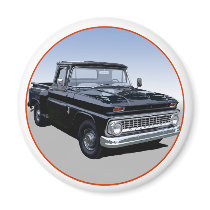 The 1963 Stepside Refrigerator Magnet