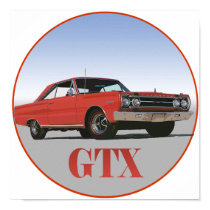 THE 1967 RED GTX posters