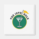 The 19th Hole Funny Golf Dadism gift Fridge Magnet