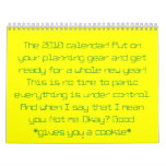 The 2010 calendar! Put on your planning gear an...