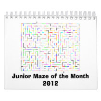 The 2012 Junior Maze of the Month Calendar