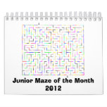 The 2012 Junior Maze of the Month Calendar