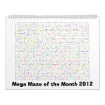 The 2012 Mega Maze of the Month calendars
