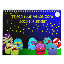 The 2013 Critterverse Calendar!