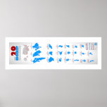 The 20 Biggest Cities in the United States Print
