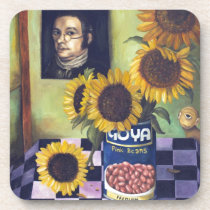 The 3 Goyas cork coasters