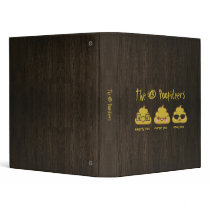 The 3 Poopiteers 3 Ring Binder