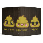 The 3 Poopiteers binders