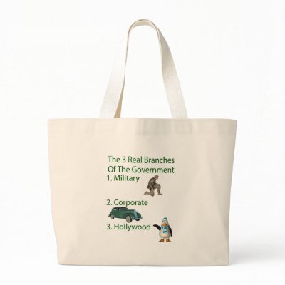 The 3 Real Branches Of The Government Bag by conspiracynut