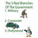 The 3 Real Branches Of The Government t-shirts by conspiracynut The 3 Real Branches Of The Government t-shirts