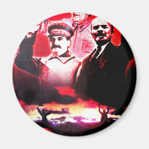 The 3 Terrors - Stalin, Mao and Lenin Magnets