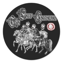 The 4 horsemen stickers by piercedclothing The 4 horsemen stickers