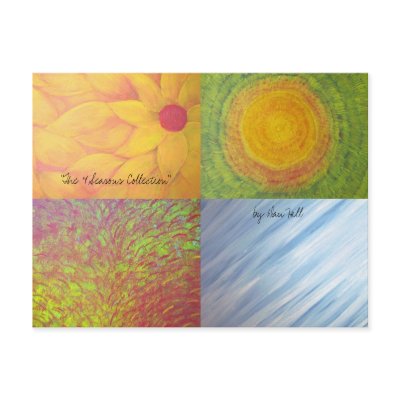 'The 4 Seasons" Postcard by kghill