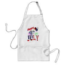The 4th of July, Day of Independence Apron