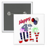 The 4th of July, Day of Independence Pin