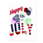 The 4th of July, Day of Independence Postcards