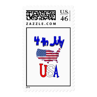  The 4th Of July on stamps by colintonwigglys