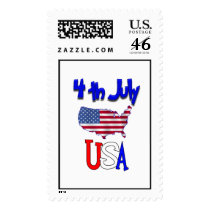 The 4th Of July on stamps by colintonwigglys The 4th Of July on stamps