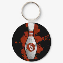The 5 Pin (Red) Keychain