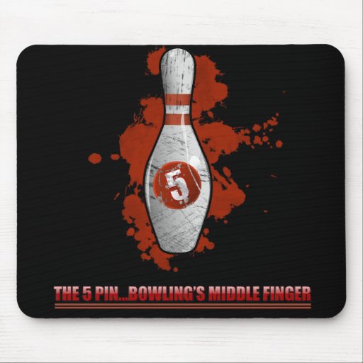 The 5 Pin (Red) Mousepad