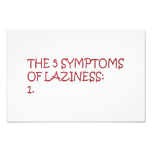 The 5 symptoms of laziness photo