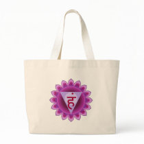 The 5th Primary Chakra Purple Vishuddha Canvas Bag
