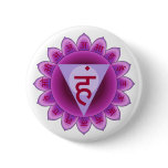 The 5th Primary Chakra Purple Vishuddha buttons