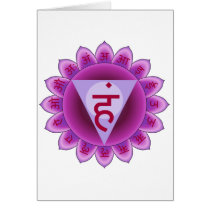 The 5th Primary Chakra Purple Vishuddha Cards