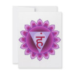 The 5th Primary Chakra Purple Vishuddha Invitation