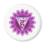 The 5th Primary Chakra Purple Vishuddha magnets
