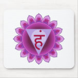 The 5th Primary Chakra Purple Vishuddha mousepads