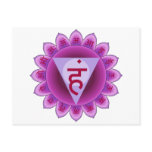 The 5th Primary Chakra Purple Vishuddha Postcards