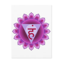The 5th Primary Chakra Purple Vishuddha Post Card